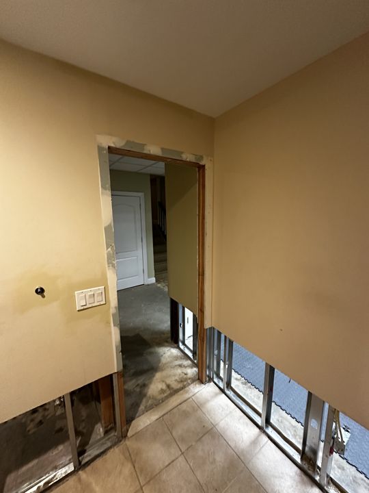 Bathroom before the gut renovation.