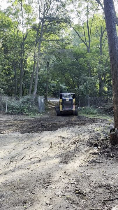 Lot cleared and grading started (September 2026).